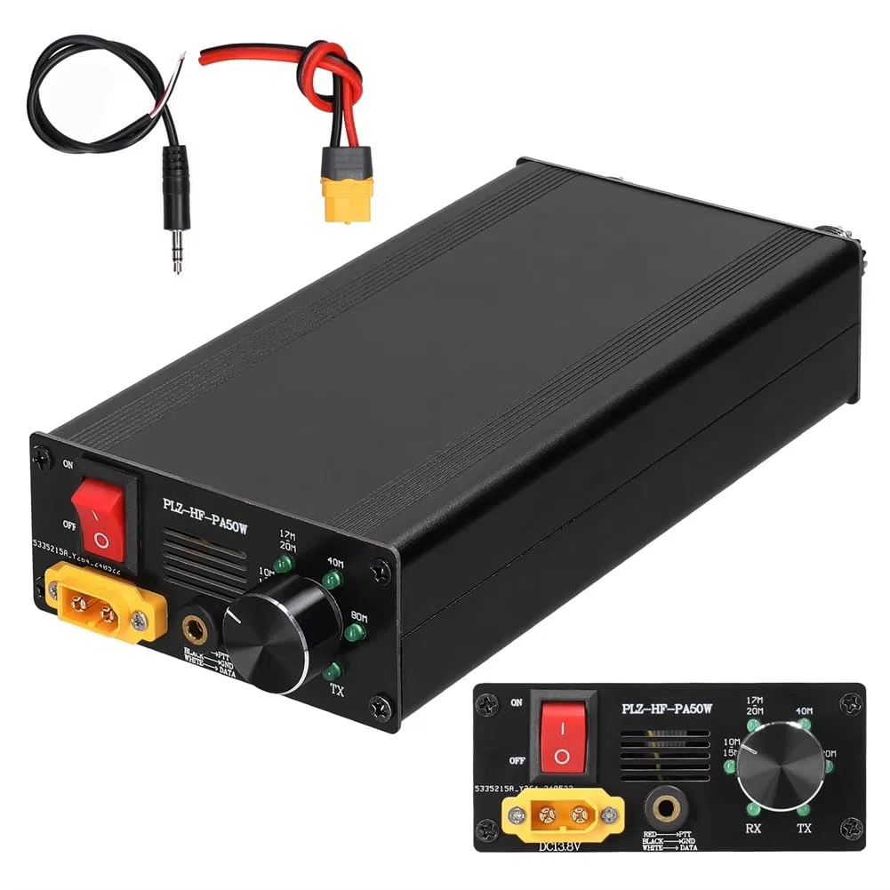 Amplificador de potencia de corta de 50 W con conmutación automática de 4 velocidades LPF y recepción para múltiples protocolos