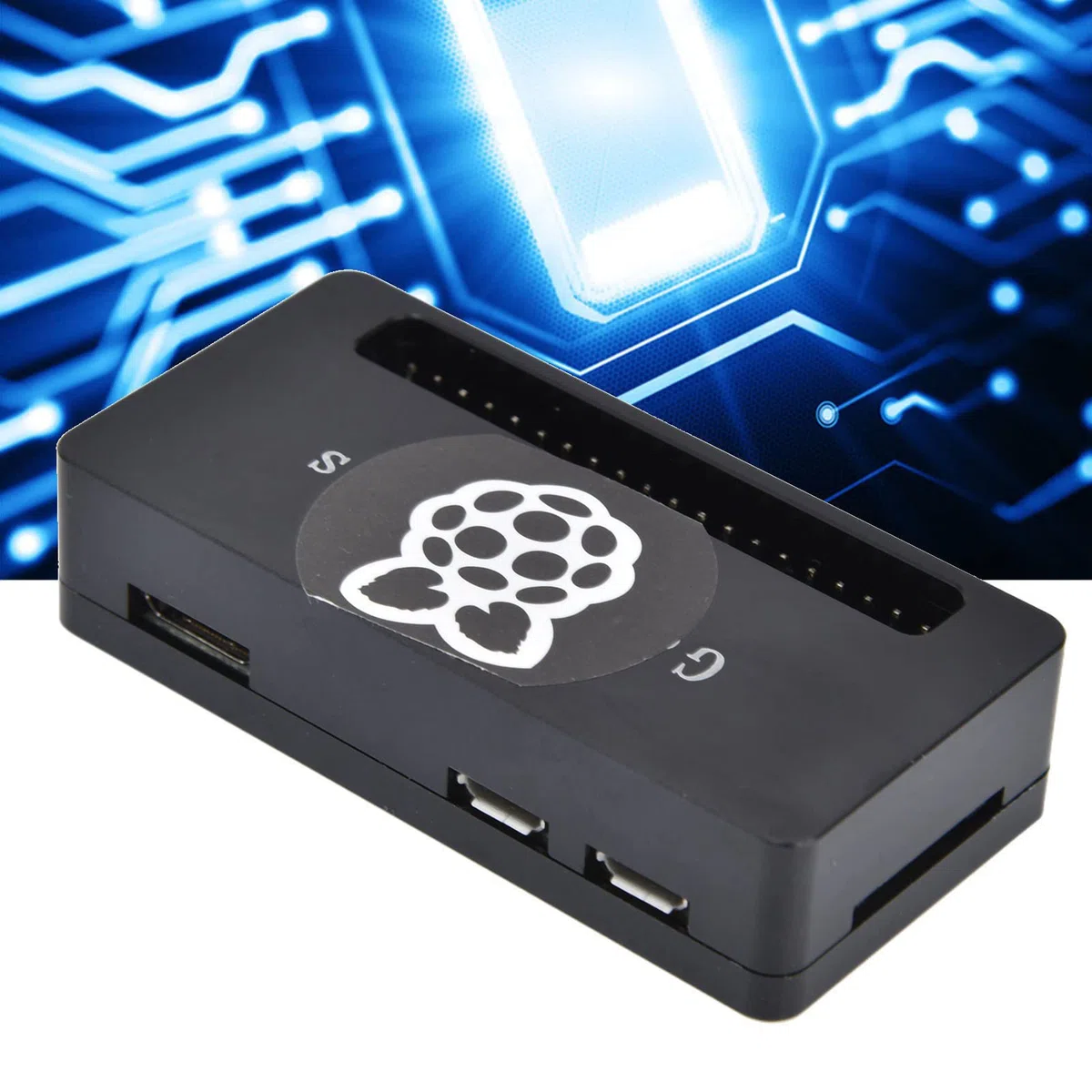 Placa con WiFi, Cabezal GPIO de 40 Pines Presoldado (Black)
