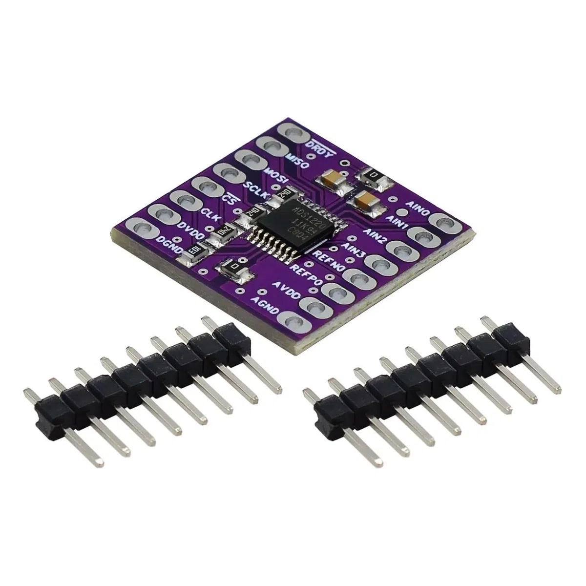 DollaTek ADS1220 ADC Módulo convertidor de 24 bits I2C Low Power Convertidor analógico-digital de 24 bits
