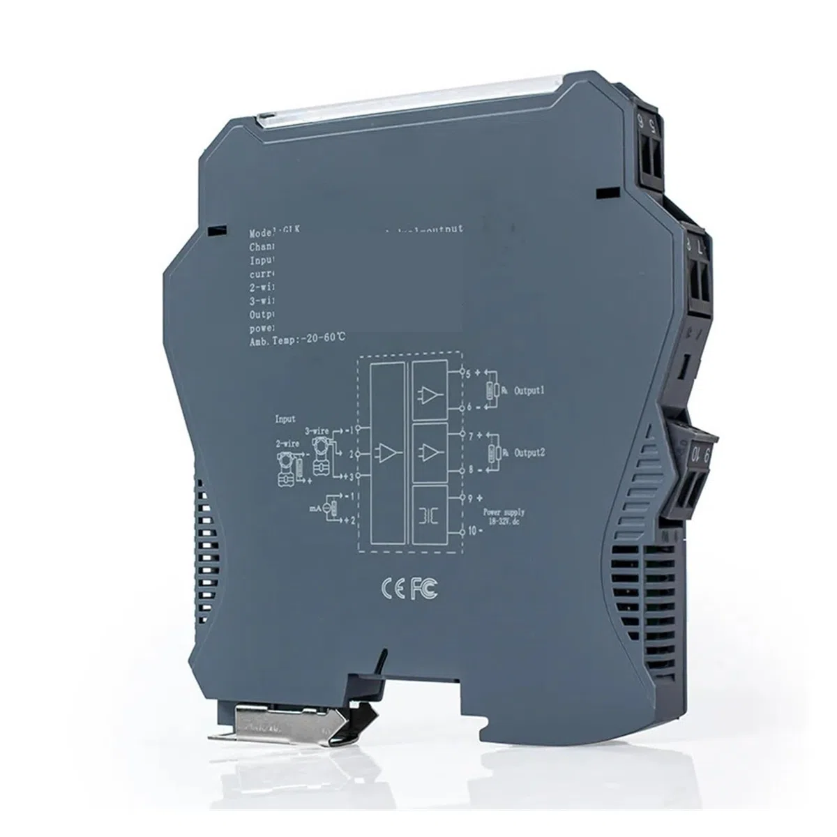 Generador de señales analógicas 1 entrada 1 salida DC24V 0-5V a 4-20mA 0-10V 1-5V(4-20mA Output)