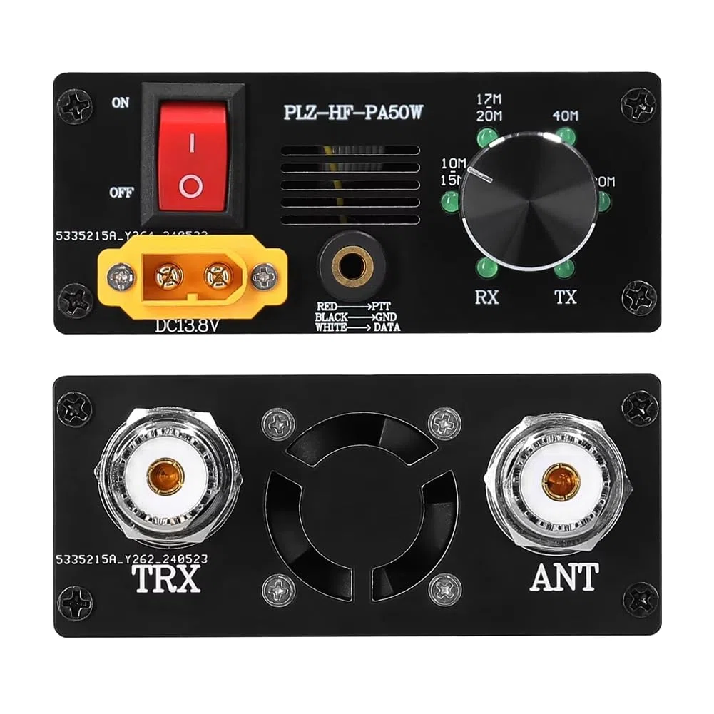 Amplificador de potencia de corta de 50 W con conmutación automática de 4 velocidades LPF y recepción para múltiples protocolos